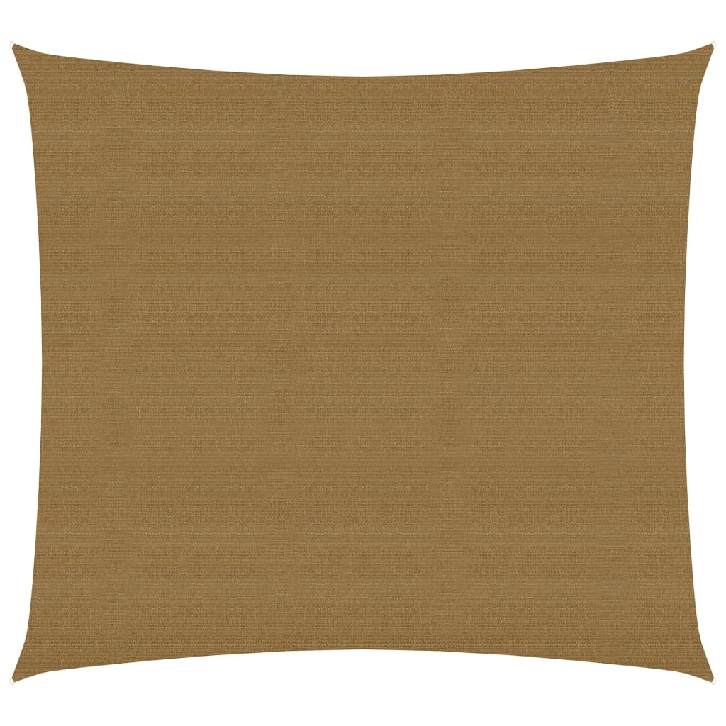 Berkfield Sunshade Sail 160 g/m�__ Taupe 2x2 m HDPE