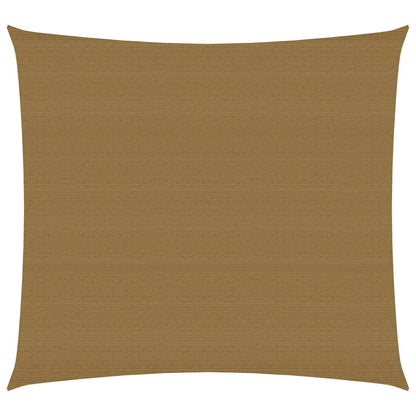 Berkfield Sunshade Sail 160 g/m�__ Taupe 2x2 m HDPE
