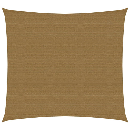 Berkfield Sunshade Sail 160 g/m�__ Taupe 2x2 m HDPE