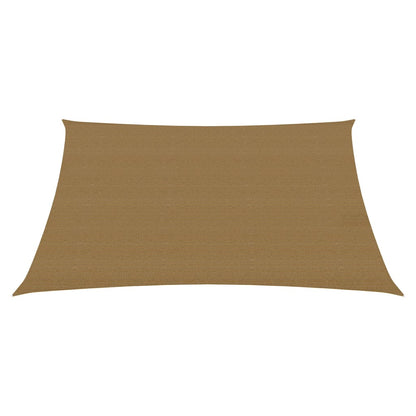 Berkfield Sunshade Sail 160 g/m�__ Taupe 2x2 m HDPE