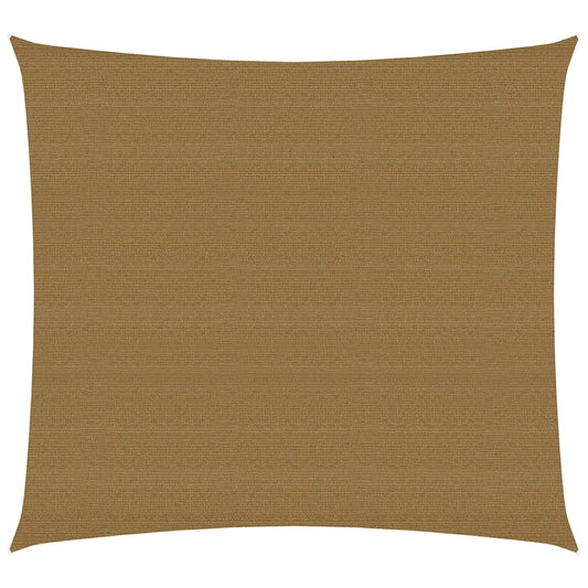 Berkfield Sunshade Sail 160 g/må_ Taupe 3x3 m HDPE