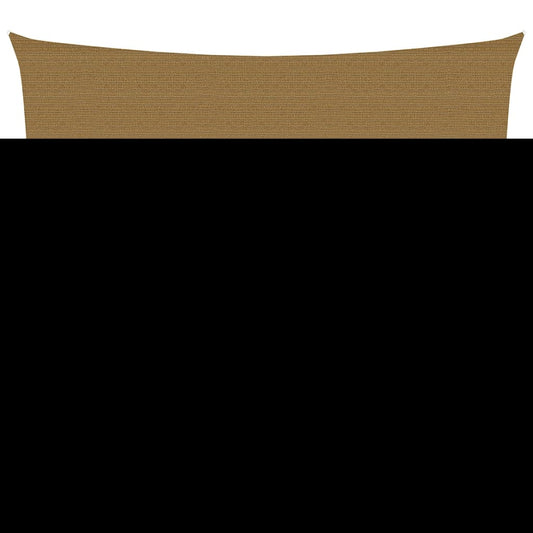 Berkfield Sunshade Sail 160 g/må_ Taupe 4.5x4.5 m HDPE