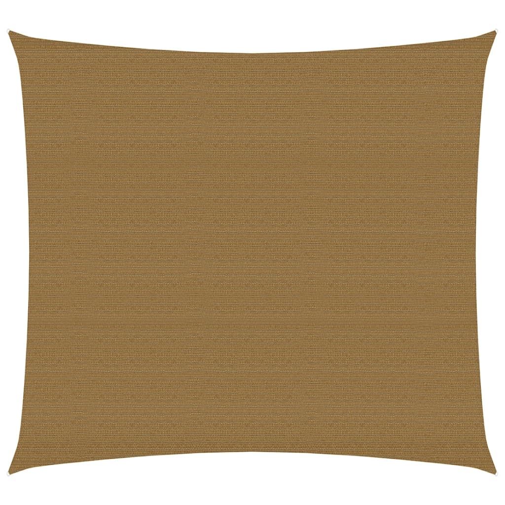 Berkfield Sunshade Sail 160 g/må_ Taupe 2x2.5 m HDPE