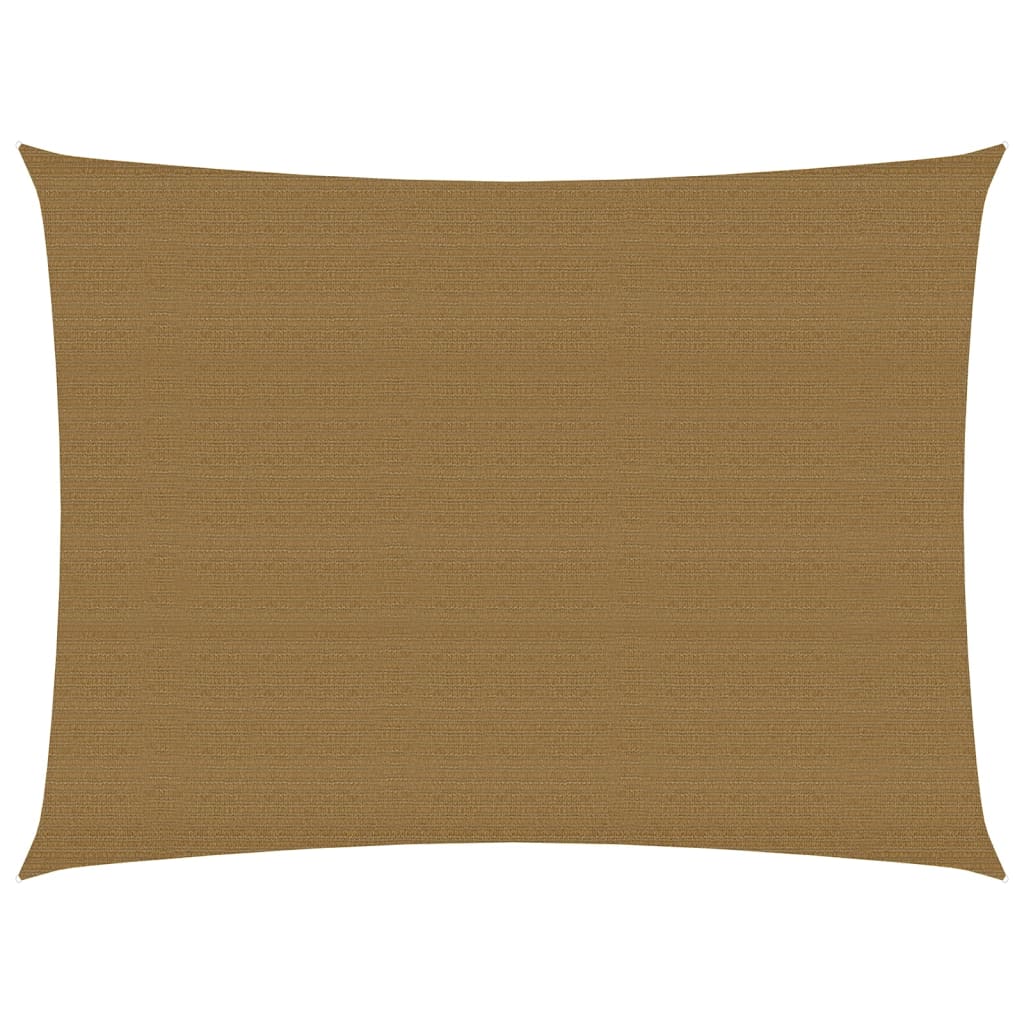 Berkfield Sunshade Sail 160 g/m�__ Taupe 2x3.5 m HDPE