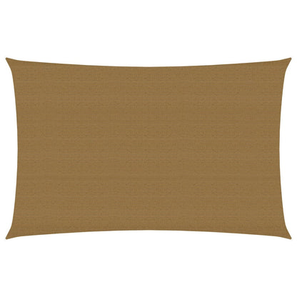 Berkfield Sunshade Sail 160 g/m�__ Taupe 2x4 m HDPE