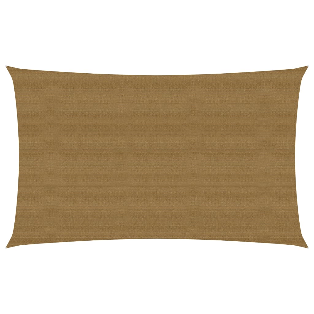 Berkfield Sunshade Sail 160 g/m�__ Taupe 2x4.5 m HDPE