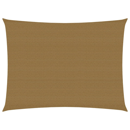 Berkfield Sunshade Sail 160 g/må_ Taupe 3x4.5 m HDPE