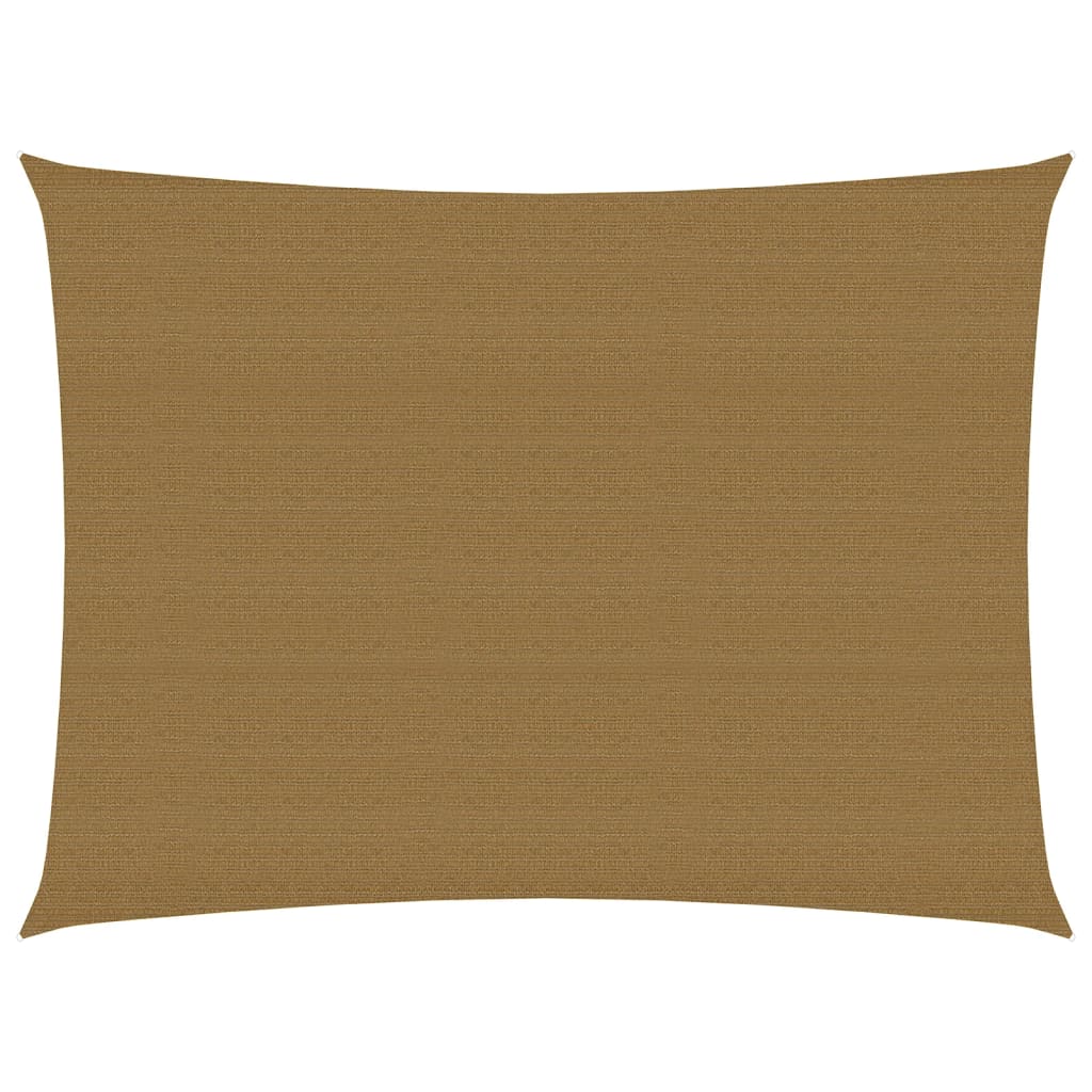 Berkfield Sunshade Sail 160 g/m�__ Taupe 3.5x4.5 m HDPE