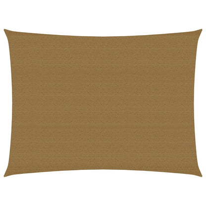 Berkfield Sunshade Sail 160 g/m�__ Taupe 3.5x4.5 m HDPE