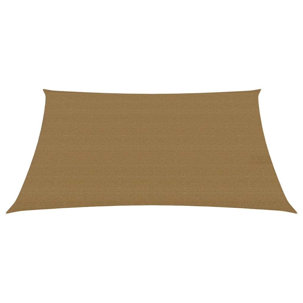 Berkfield Sunshade Sail 160 g/m�__ Taupe 3.5x4.5 m HDPE