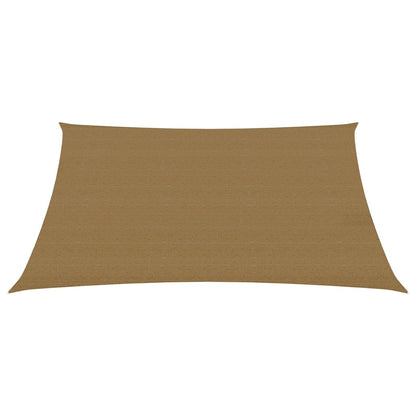 Berkfield Sunshade Sail 160 g/m�__ Taupe 3.5x4.5 m HDPE