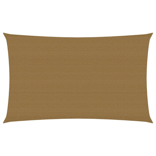 Berkfield Sunshade Sail 160 g/m�__ Taupe 4x7 m HDPE