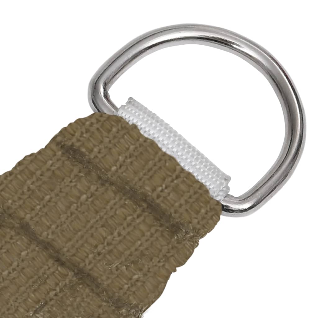 Berkfield Sunshade Sail 160 g/m�__ Taupe 3x3x4.2 m HDPE