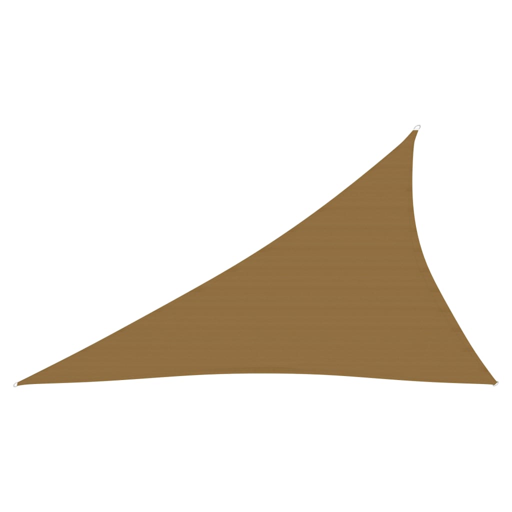 Berkfield Sunshade Sail 160 g/må_ Taupe 3x4x5 m HDPE