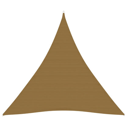 Berkfield Sunshade Sail 160 g/m�__ Taupe 4.5x4.5x4.5 m HDPE