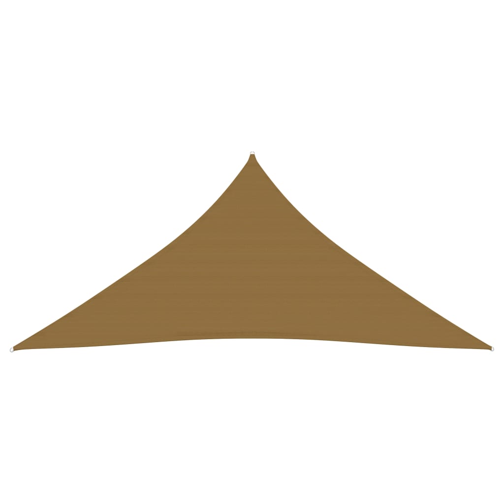 Berkfield Sunshade Sail 160 g/m�__ Taupe 4.5x4.5x4.5 m HDPE