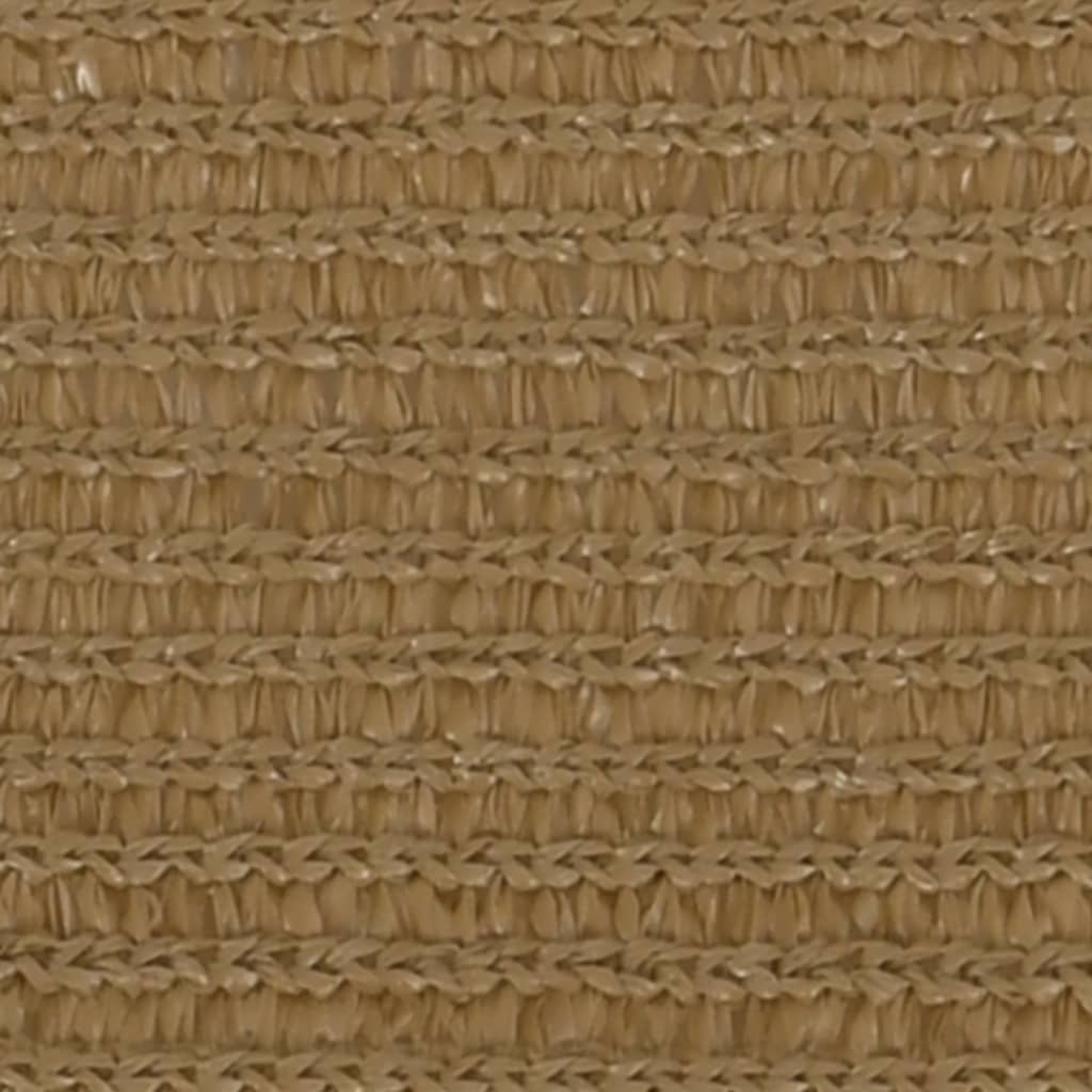 Berkfield Sunshade Sail 160 g/m�__ Taupe 5x5x5 m HDPE