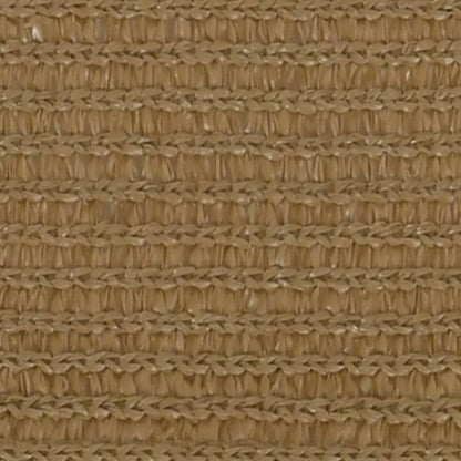 Berkfield Sunshade Sail 160 g/m�__ Taupe 5x5x5 m HDPE