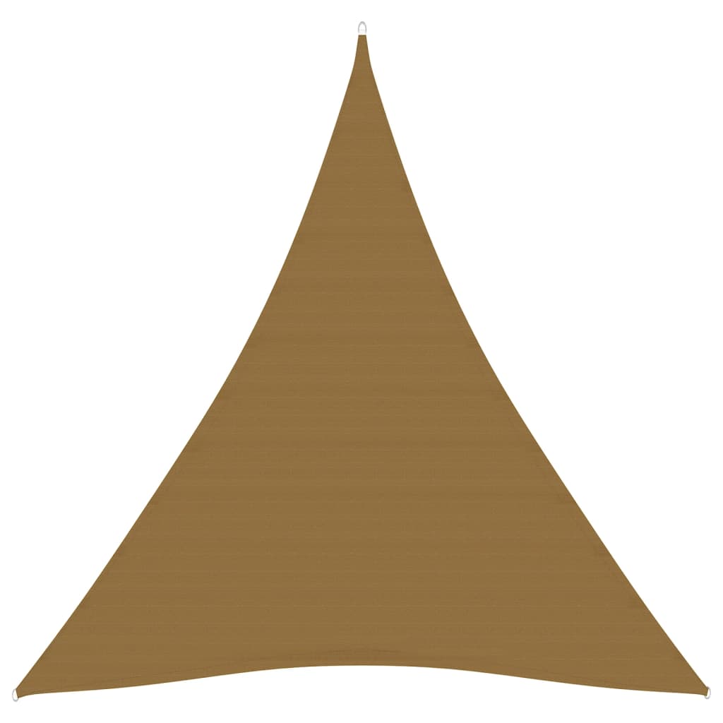 Berkfield Sunshade Sail 160 g/m�__ Taupe 5x6x6 m HDPE