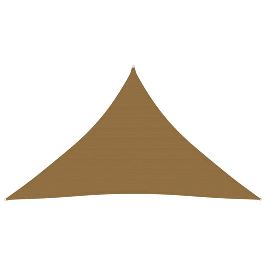 Berkfield Sunshade Sail 160 g/m�__ Taupe 5x5x6 m HDPE
