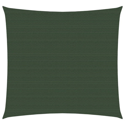 Berkfield Sunshade Sail 160 g/m�__ Dark Green 6x6 m HDPE