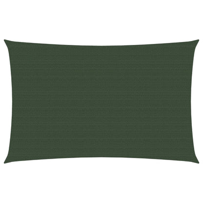 Berkfield Sunshade Sail 160 g/m�__ Dark Green 2x4.5 m HDPE