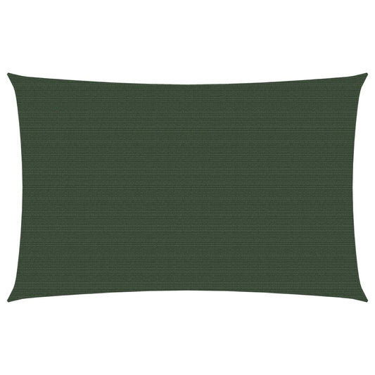 Berkfield Sunshade Sail 160 g/m�__ Dark Green 2x4.5 m HDPE