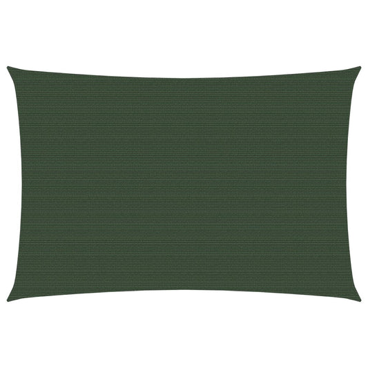 Berkfield Sunshade Sail 160 g/m�__ Dark Green 6x7 m HDPE