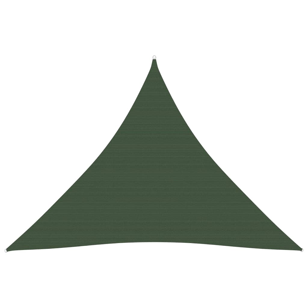 Berkfield Sunshade Sail 160 g/m�__ Dark Green 3.6x3.6x3.6 m HDPE