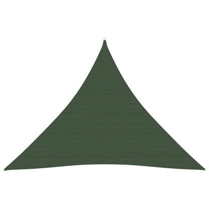 Berkfield Sunshade Sail 160 g/m�__ Dark Green 3.6x3.6x3.6 m HDPE