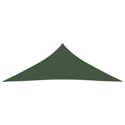 Berkfield Sunshade Sail 160 g/m�__ Dark Green 3.6x3.6x3.6 m HDPE