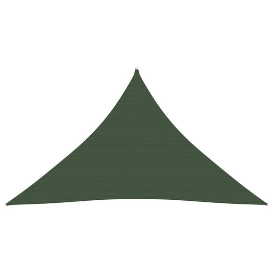 Berkfield Sunshade Sail 160 g/m�__ Dark Green 3x3x4.2 m HDPE