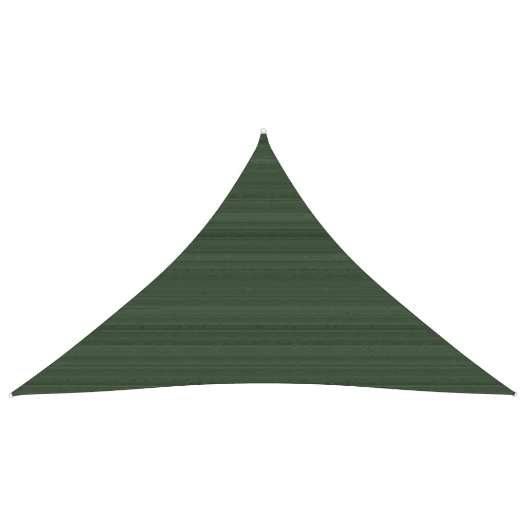 Berkfield Sunshade Sail 160 g/m�__ Dark Green 4x4x5.8 m HDPE