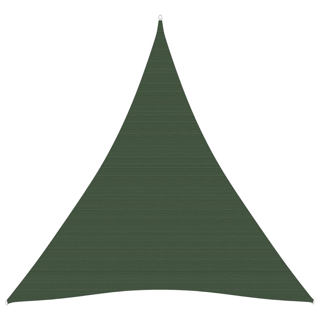 Berkfield Sunshade Sail 160 g/m�__ Dark Green 4x5x5 m HDPE