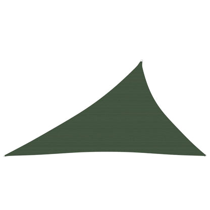 Berkfield Sunshade Sail 160 g/m�__ Dark Green 4x5x6.8 m HDPE