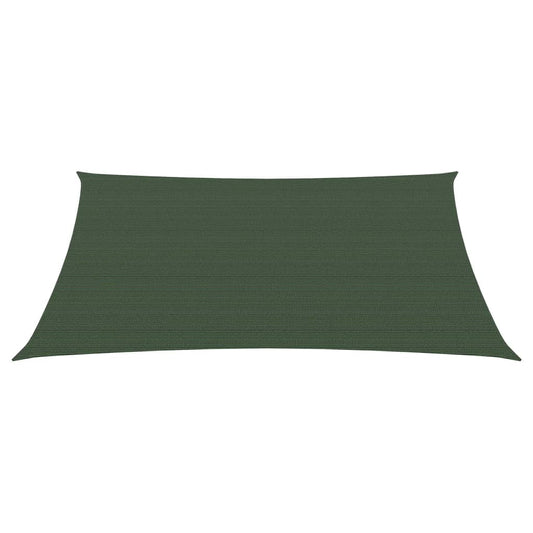 Berkfield Sunshade Sail 160 g/m�__ Dark Green 3/4x3 m HDPE