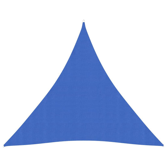 Berkfield Sunshade Sail 160 g/m�__ Blue 4x4x4 m HDPE