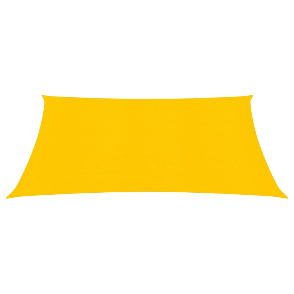 Berkfield Sunshade Sail 160 g/m�__ Yellow 2.5x2.5 m HDPE