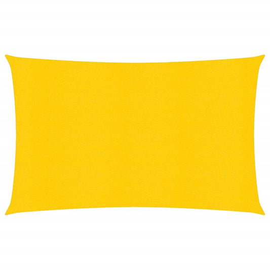 Berkfield Sunshade Sail 160 g/m�__ Yellow 2x4 m HDPE