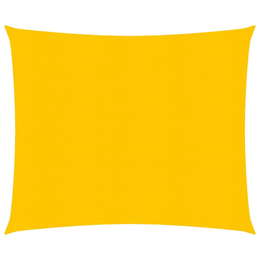 Berkfield Sunshade Sail 160 g/m�__ Yellow 2.5x3 m HDPE