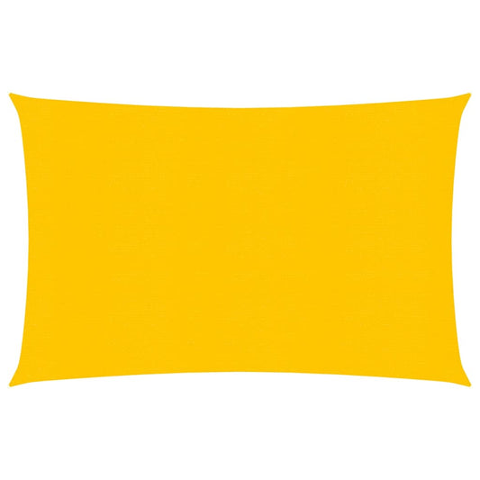 Berkfield Sunshade Sail 160 g/må_ Yellow 2.5x4 m HDPE