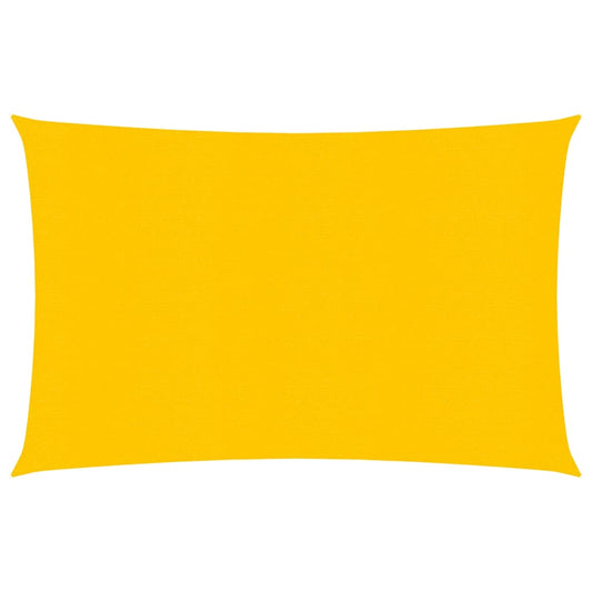 Berkfield Sunshade Sail 160 g/må_ Yellow 3x4 m HDPE