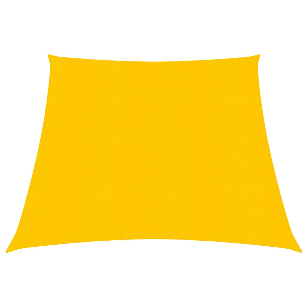 Berkfield Sunshade Sail 160 g/m�__ Yellow 3/4x3 m HDPE
