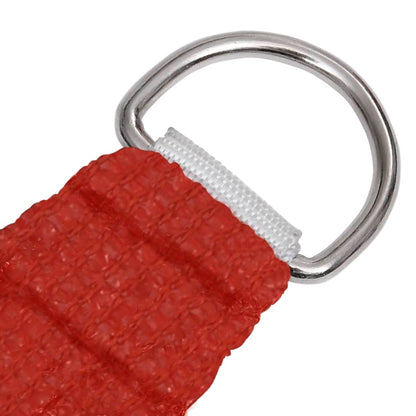 Berkfield Sunshade Sail 160 g/m�__ Red 3.6x3.6 m HDPE