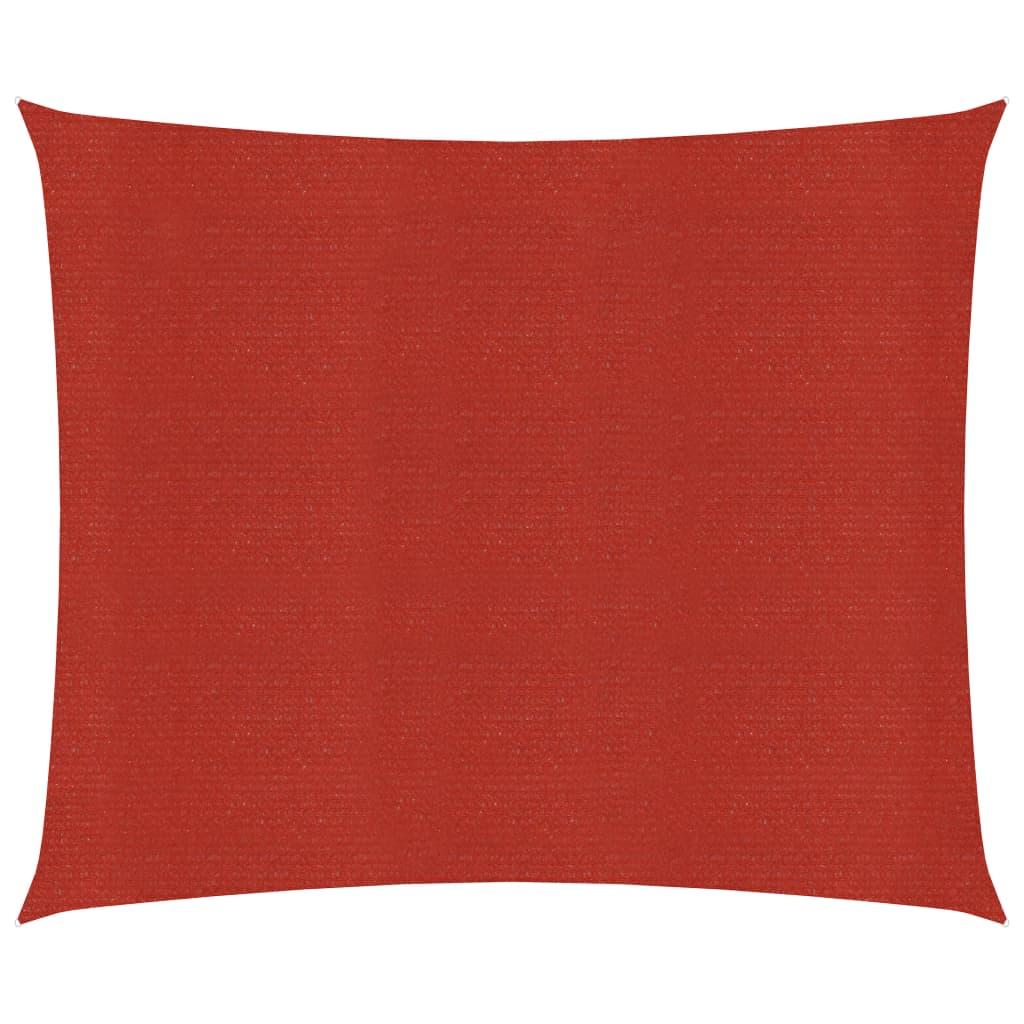 Berkfield Sunshade Sail 160 g/m�__ Red 4.5x4.5 m HDPE