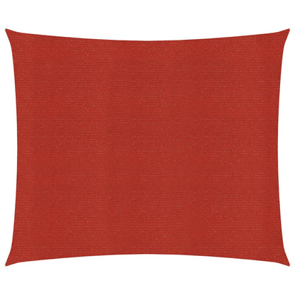 Berkfield Sunshade Sail 160 g/m�__ Red 4.5x4.5 m HDPE