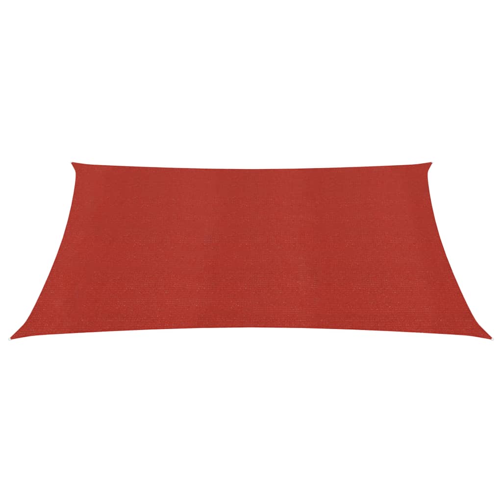 Berkfield Sunshade Sail 160 g/m�__ Red 4.5x4.5 m HDPE