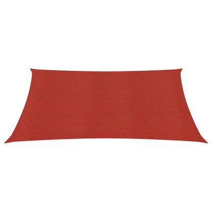 Berkfield Sunshade Sail 160 g/m�__ Red 4.5x4.5 m HDPE