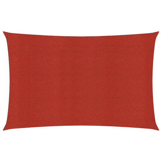 Berkfield Sunshade Sail 160 g/m�__ Red 2.5x3.5 m HDPE