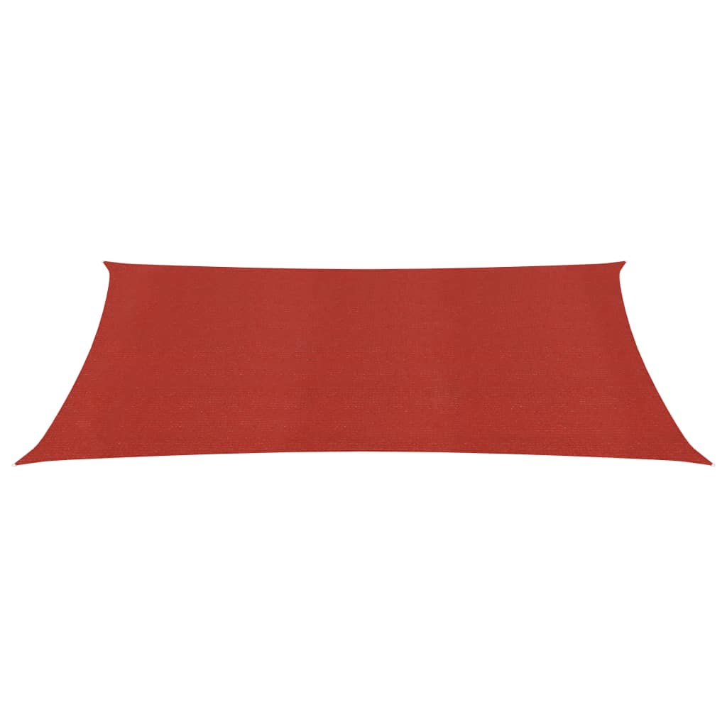 Berkfield Sunshade Sail 160 g/m�__ Red 2.5x3.5 m HDPE